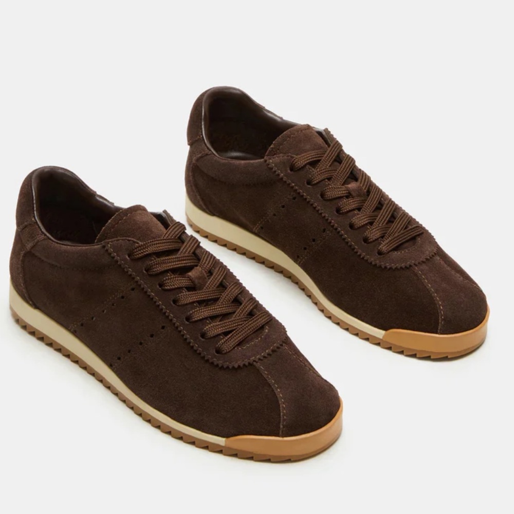 Steve Madden Mirage Brown Suede Sneaker size 8